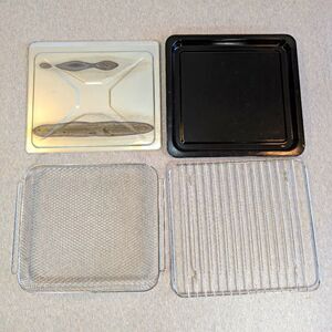 Kalorik AF-250AD2 Air Fryer Oven 4pc Rack/Tray Set Mesh Basket  Parts Only
